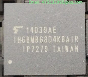 THGBMBG8D4KBAIR Toshiba Managed NAND Flash Serial e-MMC 3.3V 256G-bit 256G/64G/32G x 1/4-