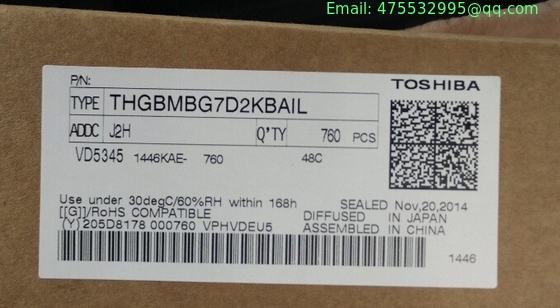 THGBMBG7D2KBAIL Toshiba Managed NAND-Flash 16GByte 5.0