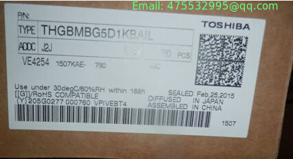 THGBMBG5D1KBAIL THGBMBG5D1KBAIT Toshiba NAND Flash Serial e-MMC 32G-bit 153-Pin FBGA