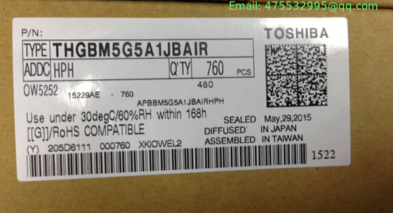 THGBM5G5A1JBAIR MLC NAND Flash Serial e-MMC 3.3V 32G-bit 153-Pin VFBGA