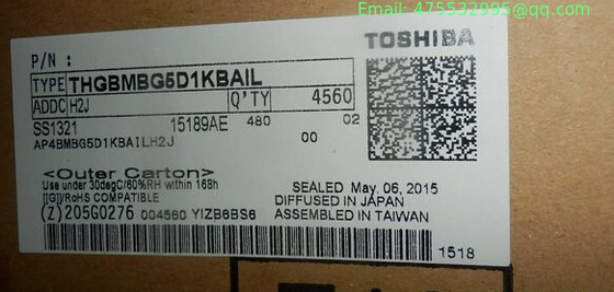 THGBMBG5D1KBAIL toshiba 4GB eMMC V5.0 BGA153