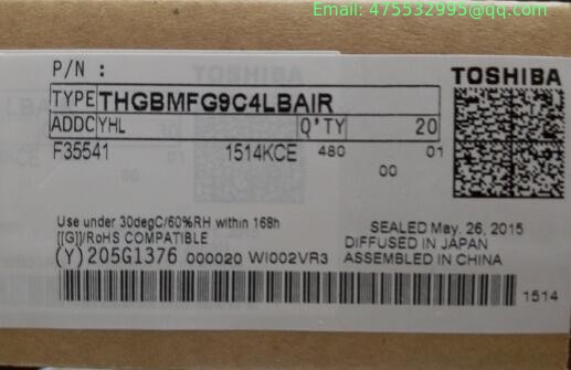 THGBMFG9C4LBAIR Toshiba 64GB NAND 15NM EMBEDDED MULTIMEDIA CHIP