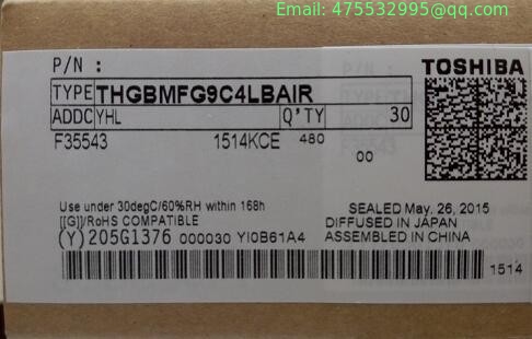 THGBMFG9C4LBAIR Toshiba 64GB NAND 15NM EMBEDDED MULTIMEDIA CHIP