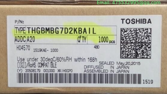 THGBMBG7D2KBAI Toshiba TOSTHGBMBG7D2KBAILH2H A19nm 16GB eMMC