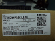 THGBMFG6C1LBAIL Toshiba NAND Flash Serial e-MMC 3.3V 64G-bit 64G/16G/8G x 1/4-bit/8-bit 1
