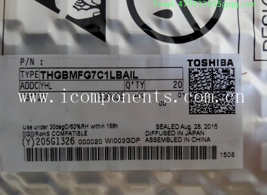 THGBMFG7C1LBAIL TOSHIBA Flash Memory 16GB NAND EEPROM