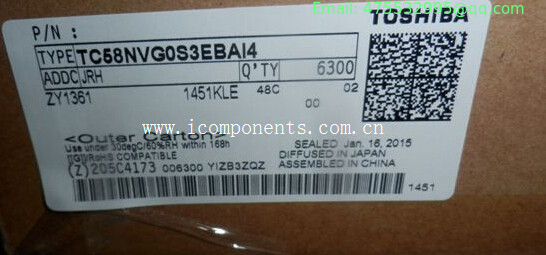 TC58NVG0S3EBAI4 SLC NAND Flash 3.3V 1Gbit 63-Pin TFBGA