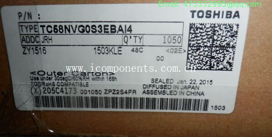 TC58NVG0S3EBAI4 SLC NAND Flash 3.3V 1Gbit 63-Pin TFBGA