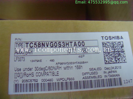 TC58NVG0S3HTA00 SLC NAND Flash Parallel 3.3V 1Gbit 128K X 8bit 48-Pin