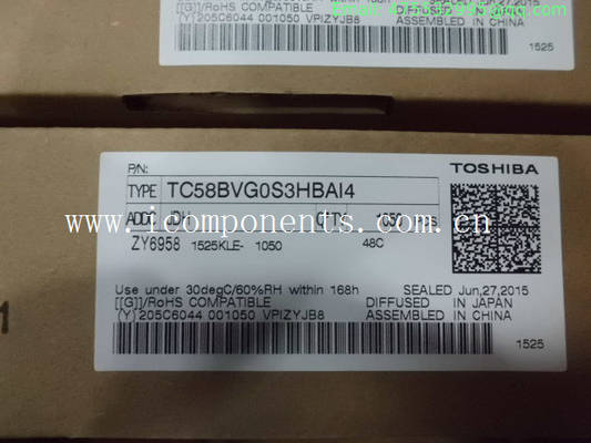 TC58BVG0S3HBAI4 Toshiba  Electronic Components SLC NAND Flash 3.3V 1G-bit 63-Pin B