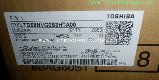 TC58NVG0S3HTA00 TC58BVG0S3HTA00  Toshiba NAND-Flash 128M