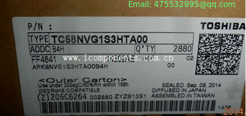 TC58NVG1S3HTA00 Toshiba NAND Flash Serial 3.3V 2G-bit 256M x8