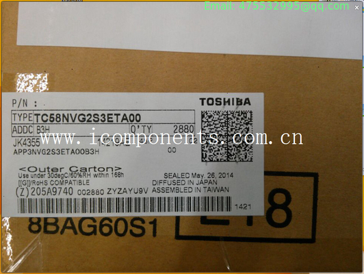 TC58NVG2S3ETA00 SLC NAND Flash Serial 3.3V 4Gbit 512M x 8bit 30us 48-Pin TSOP-I