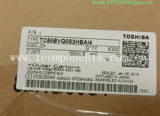 TC58BVG0S3HBAI4  Toshiba  BENAND-Flash 128Mx8 3.3V BGA63