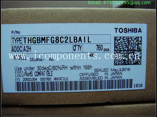 THGBMFG8C2LBAIL THGBMHG8C2LBAIL THGBMFG8C4LBAIR THGBMHG8C4LBAIR Toshiba Flash Card 64G-b