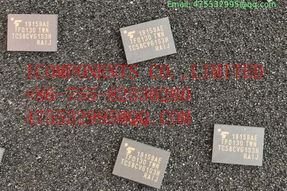 TC58CVG1S3HRAIJ  TOSHIBA NAND Flash Serial-SPI 3.3V 2G-bit 8ns 8-Pin WSON EP