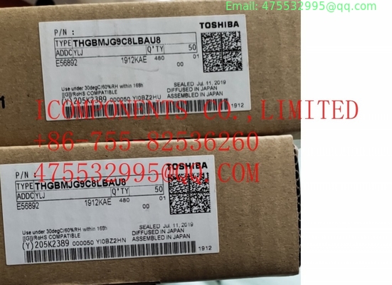 THGBMJG8C4LBAB8  TOSHIBA	Flash Card 32G-byte 3.3V Embedded MMC 153-Pin WFBGA (Alt: THGBMJG8C4LBAB8)