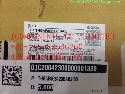 THGAF8G8T23BAIL Kioxia  NAND FLASH  IC 256Gb （32G x 8） UFS 153-WFBGA（11.5x13）