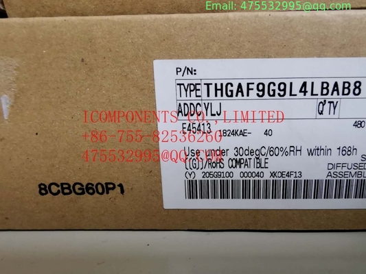 THGBMJG9C8LBAU8  KIOXIA	Flash Card 64G-byte 3.3V Embedded MMC 153-Pin  VFBGA (Alt: THGBMJG9C8LBAU8)