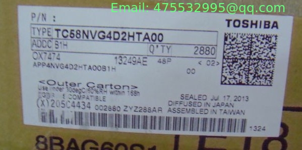 TC58NVG4D2HTA00 MLC NAND Flash Serial 3.3V 2Gbyte 48-Pin TSOP-I