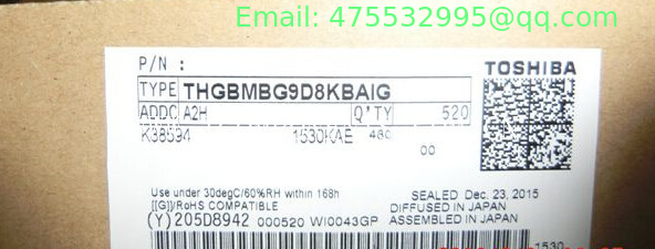 THGBMBG9D8KBAIG TOSHIBA 64GB eMMC