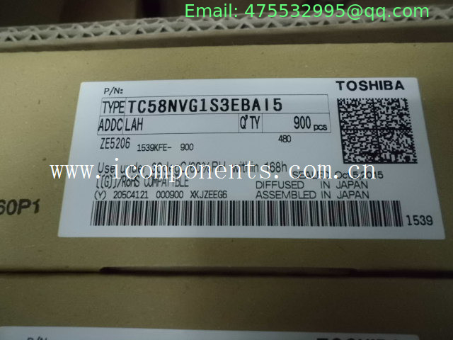 TC58NVG1S3EBAI5 Toshiba Flash Memory 2Gb 3.3V SLC NAND Flash EEPROM