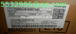 TC58NVG1S3ETA00  SLC NAND Flash Serial 3.3V 2Gbit 256M x 8bit 25ns 48-Pin TSOP-I