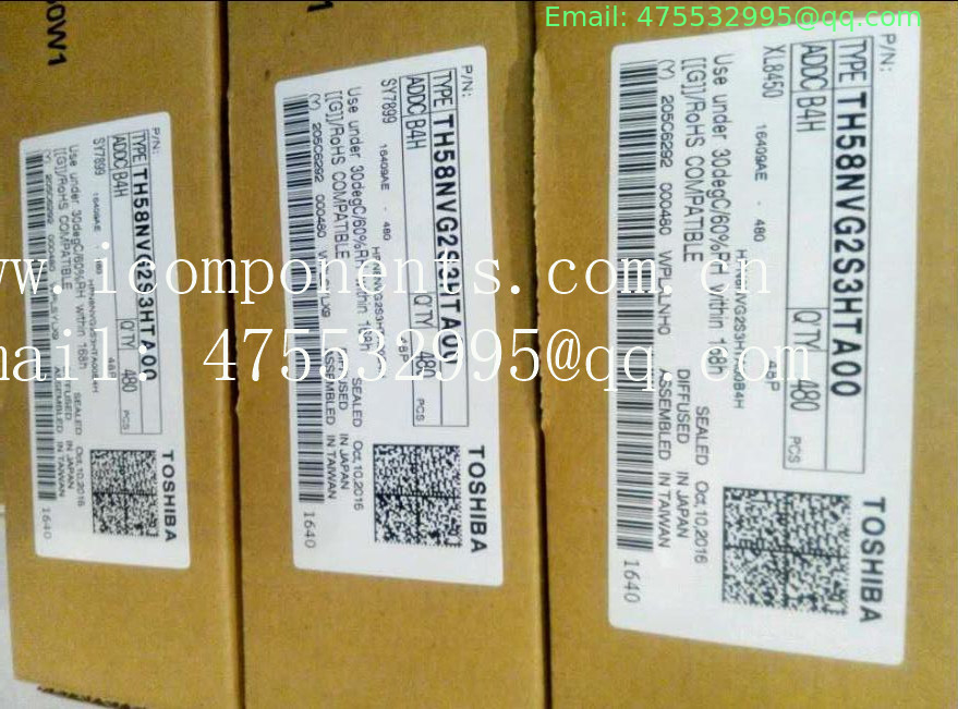 TC58NVG2S3ETAI0 Toshiba SLC NAND Flash Serial 3.3V 4Gbit 512M x 8bit 48-Pin TSOP-I