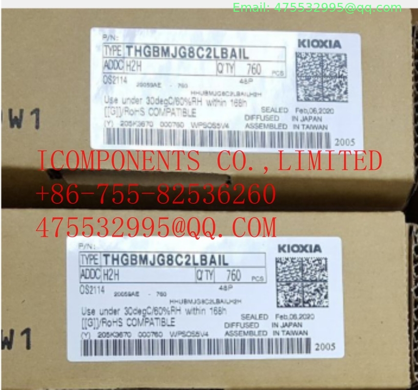 THGBMJG8C2LBAIL KIOXIA Flash Card 32G-byte 3.3V Embedded MMC 153-Pin WFBGA (Alt: THGBMJG8C2LBAIL)