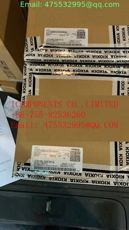 TC58NVG1S3HBAI4 KIOXIA SLC NAND Flash Parallel 3.3V 2G-bit 256M x 8 63-Pin FBGA